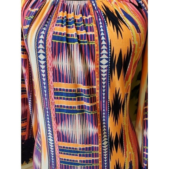 2B Together Boho Lace Trim Dress Sz SM - Picture 5 of 11